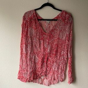 Lucky Brand lightweight blouse